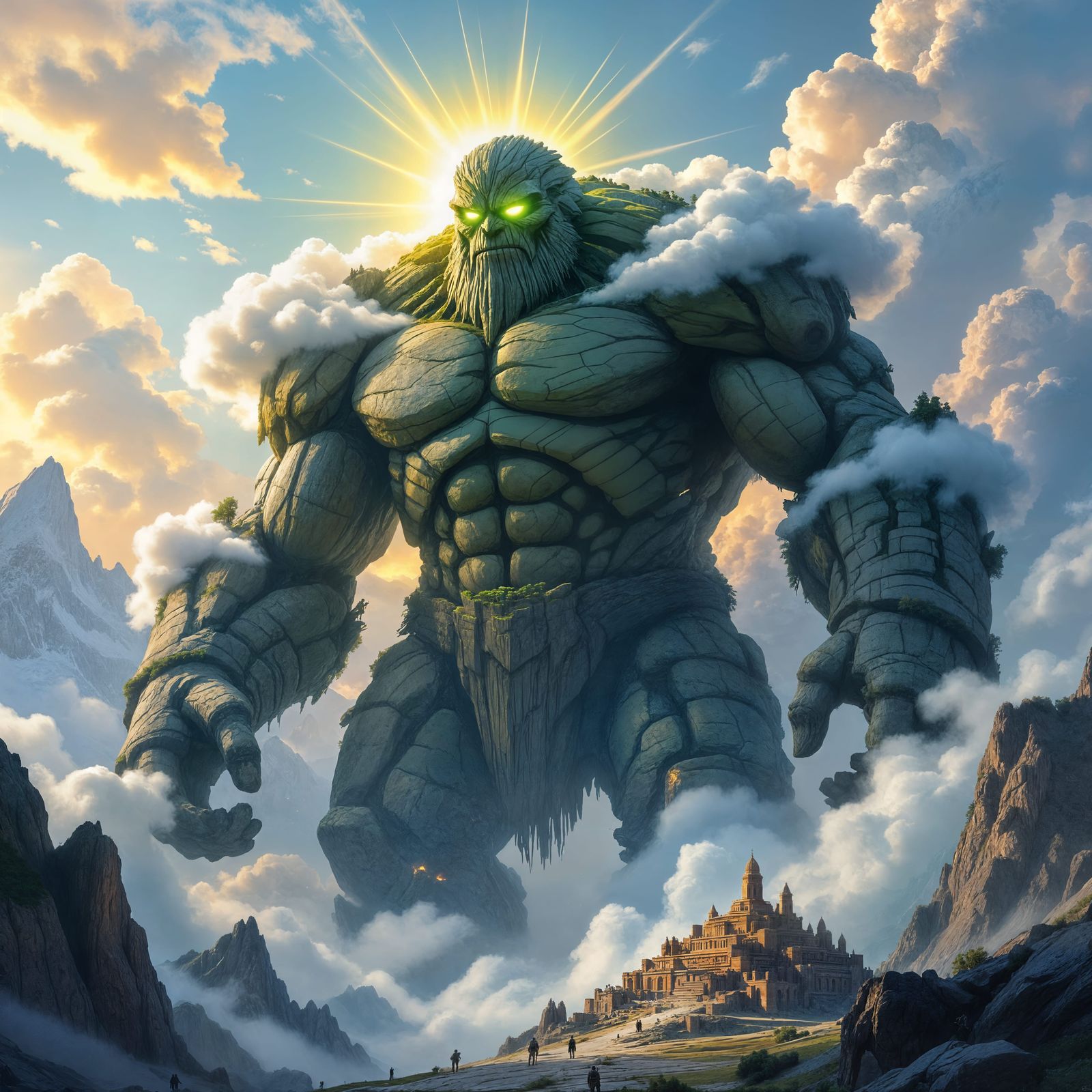 Colossal Golem  by @Maarten