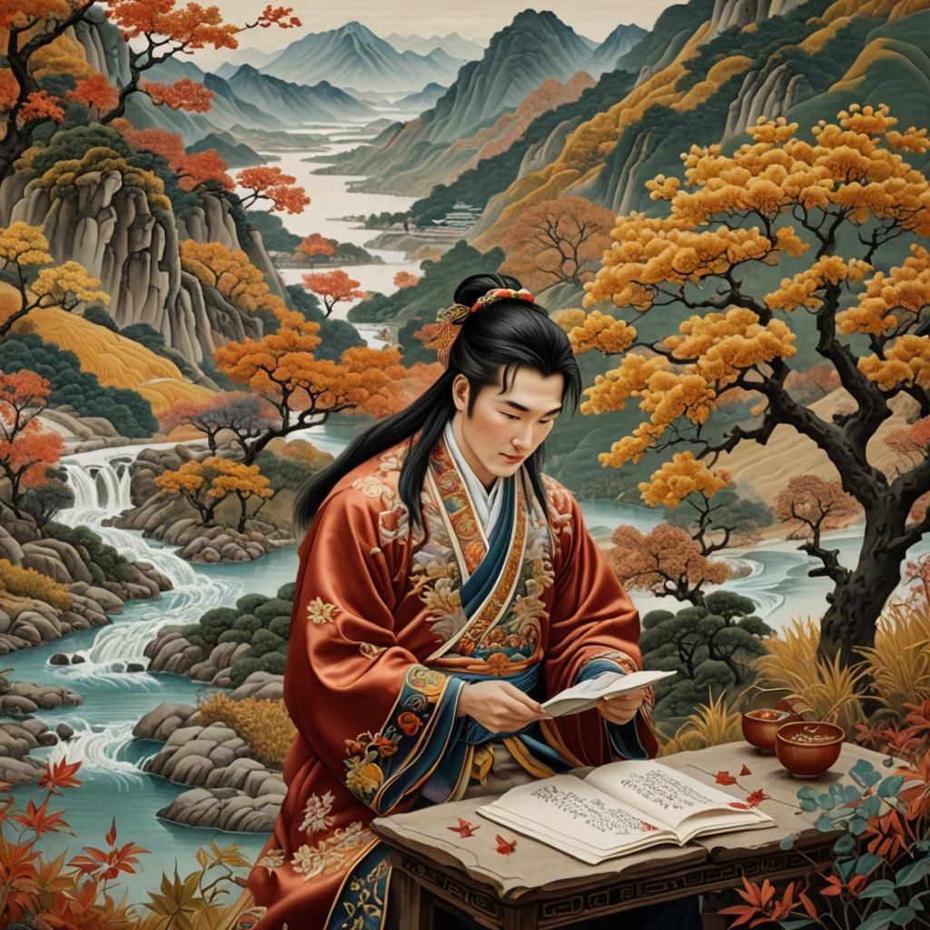 Suzhou silk embroidery - diligent student
