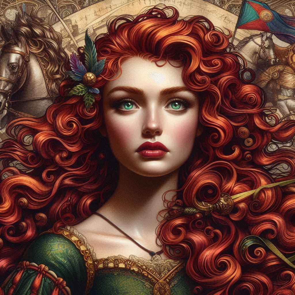 Merida - She finally grew up  by @The Catnip