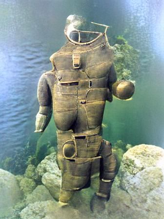 Stone-age diving suit