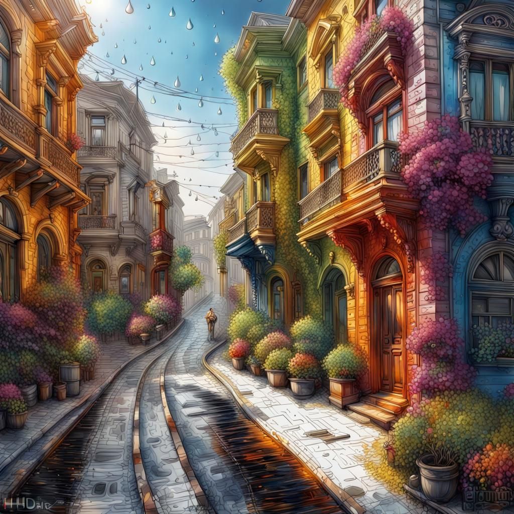 Colorful Alley!  by @Nikko P