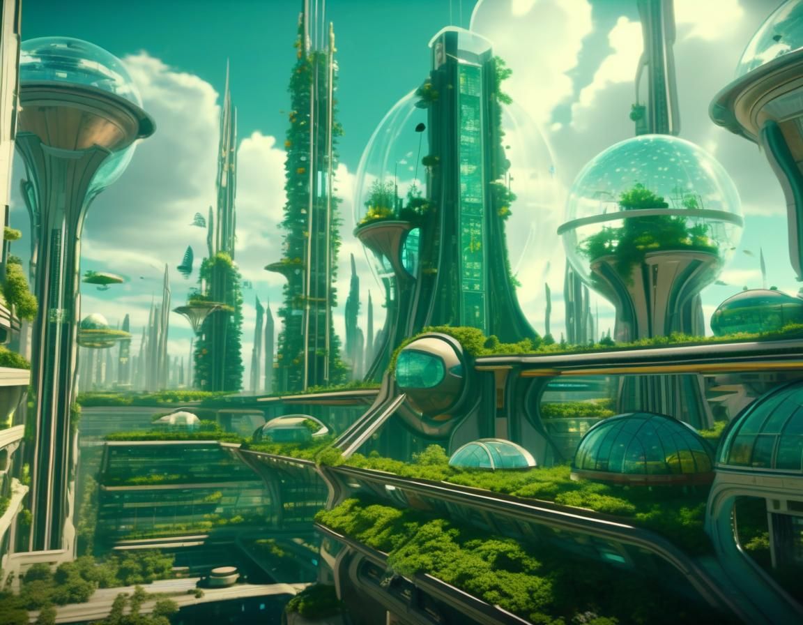 Futuristic Organic City EX Series 01