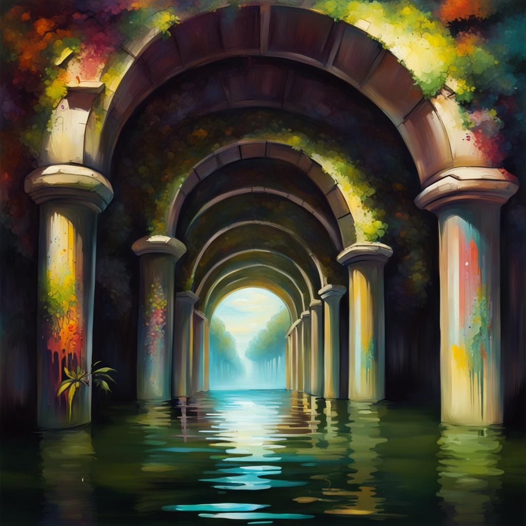Passageway to Avalon through the lake