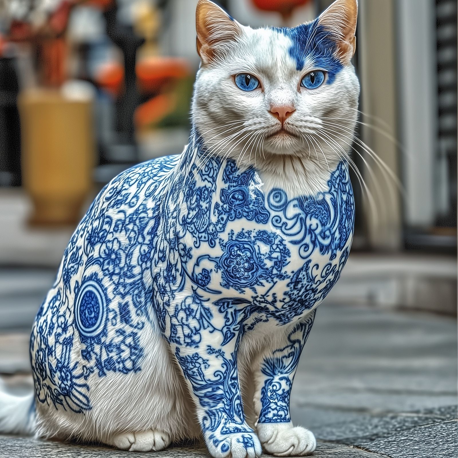 Porcelain Cat