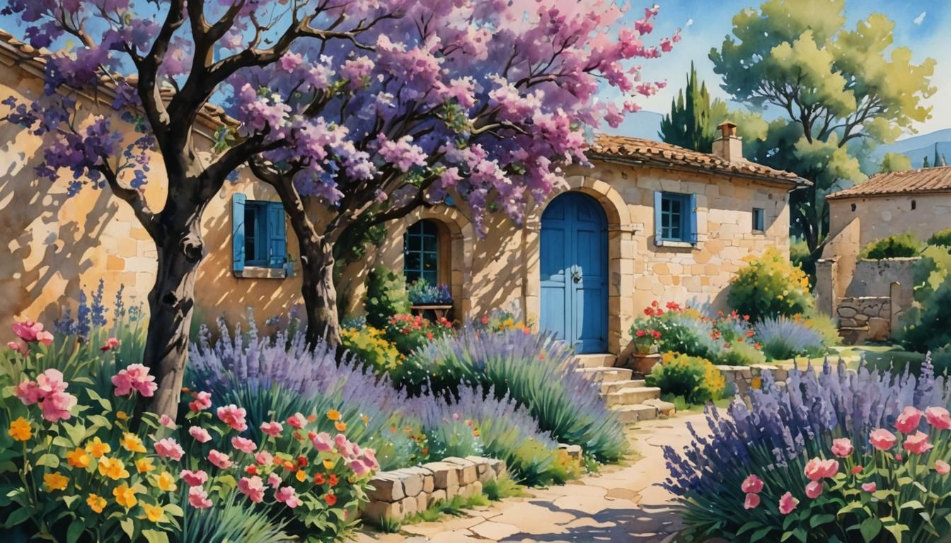 un  jardin en provence