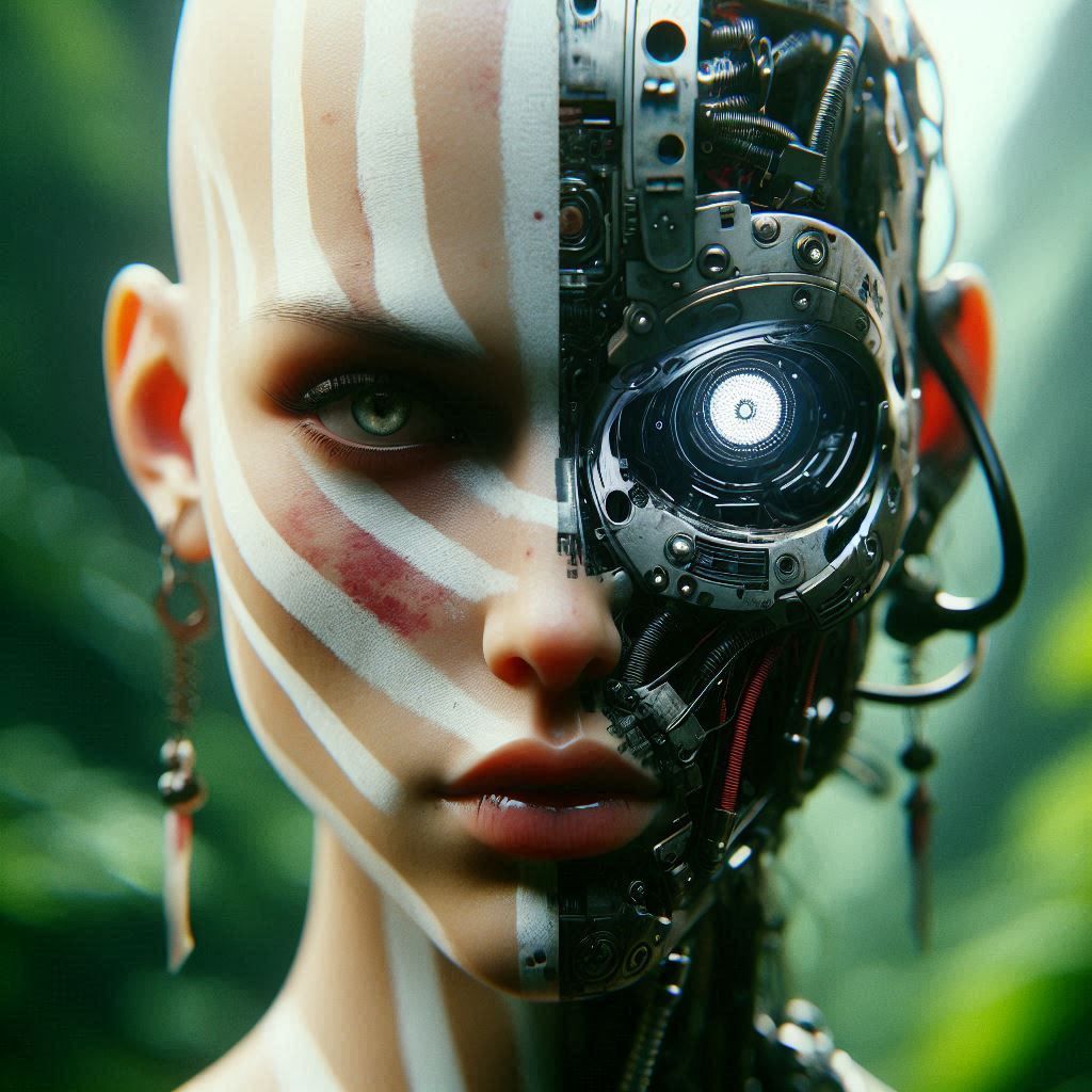Tribal cyborg