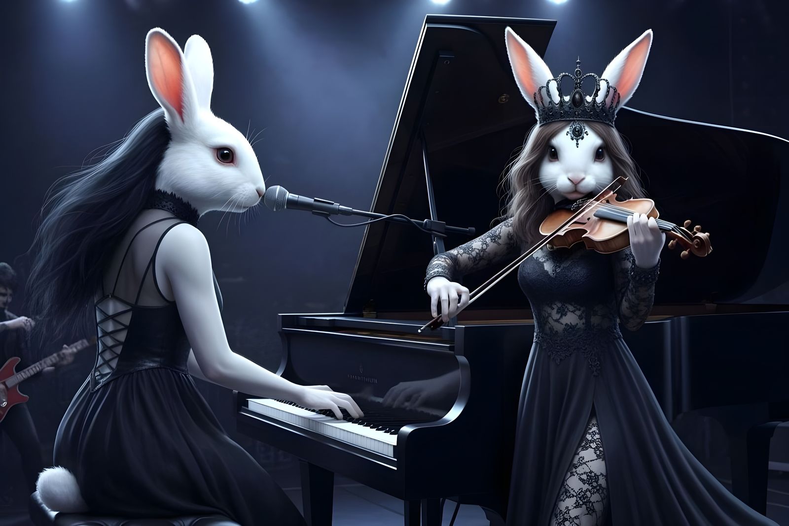 Gothic Alternative Rock Band Rabbits  by @Gary Murakami