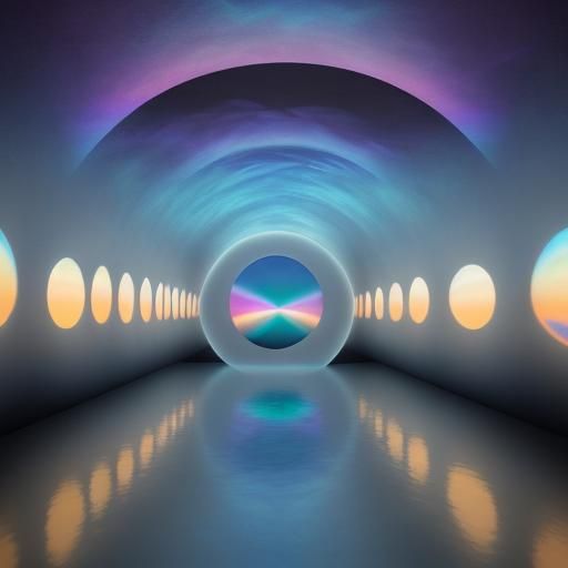 16k resolution, art by James Turrell, Olafur Eliasson, surreal