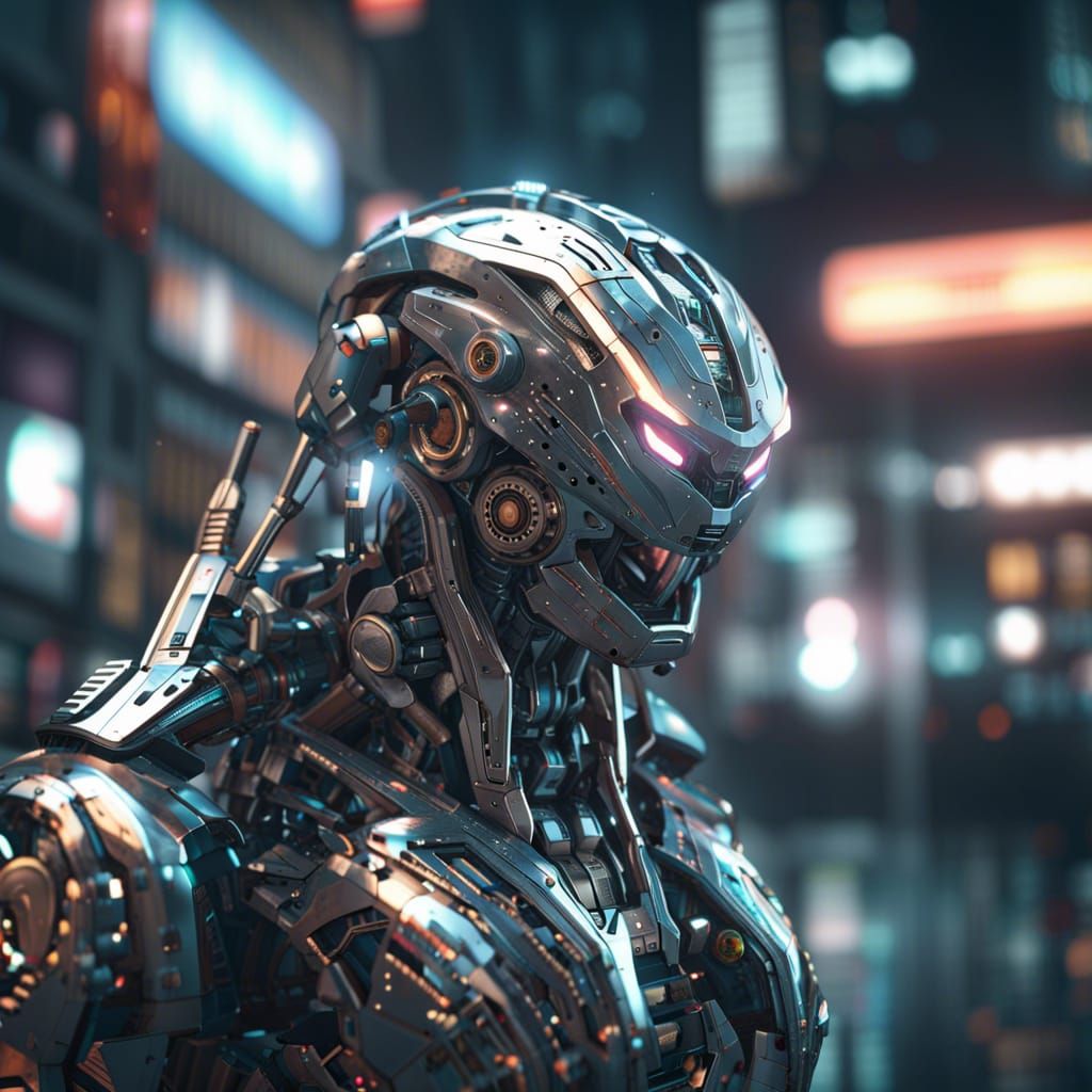 Cybernetic soldier in Tokyo Japan - AI Generated Artwork - NightCafe ...