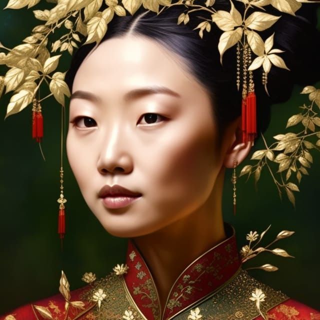 beautiful chinese woman - AI Generated Artwork - NightCafe Creator