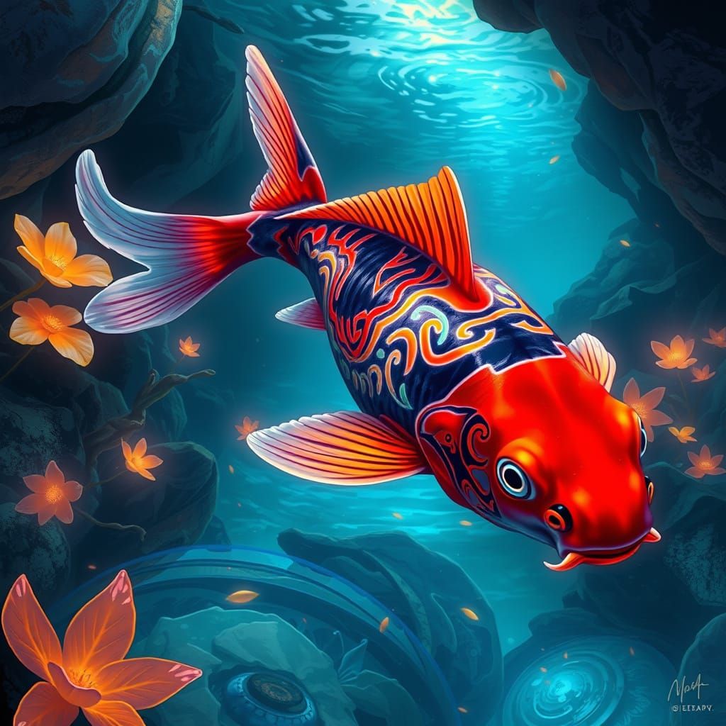 A fish  by @undefined