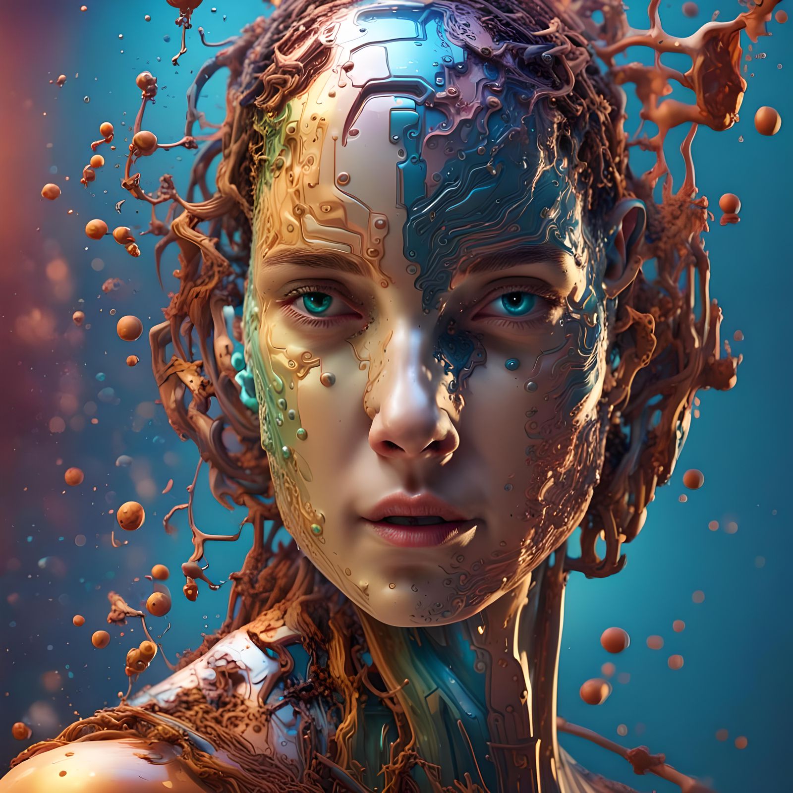 Physical representation of Artificial Intelligence