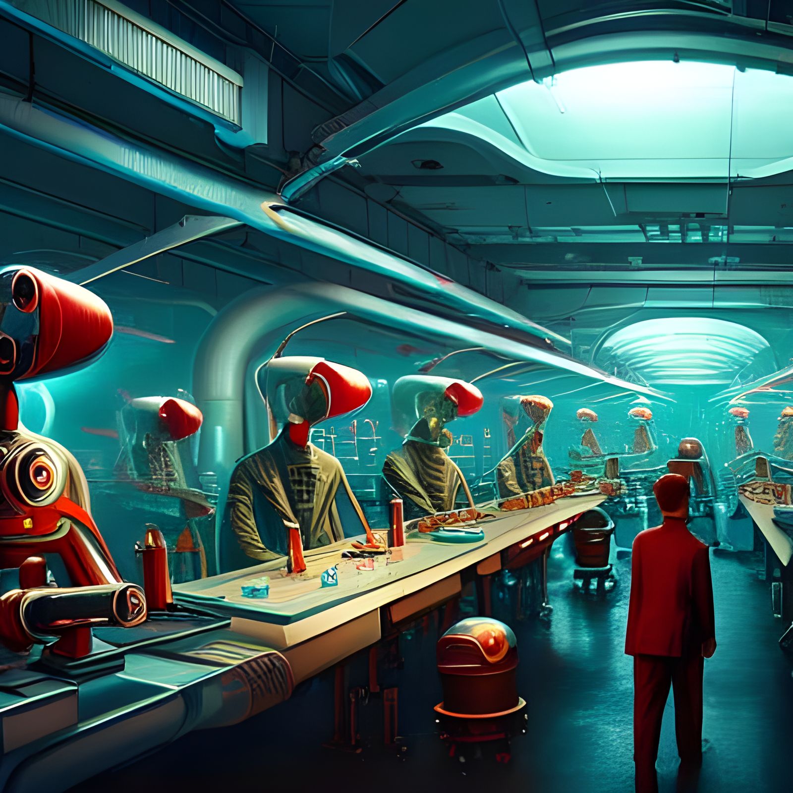 Retrofuturism: Ray-Gun Production Line undefined