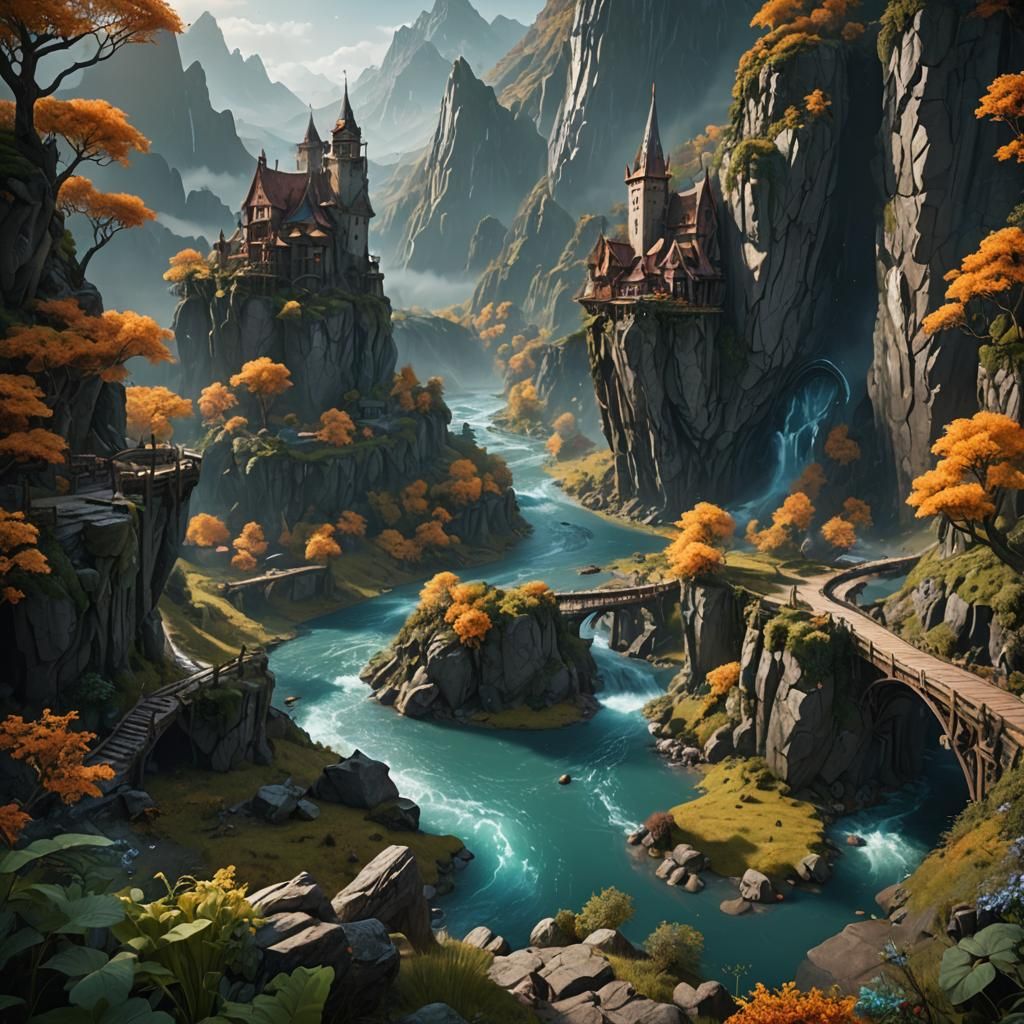 a long long river