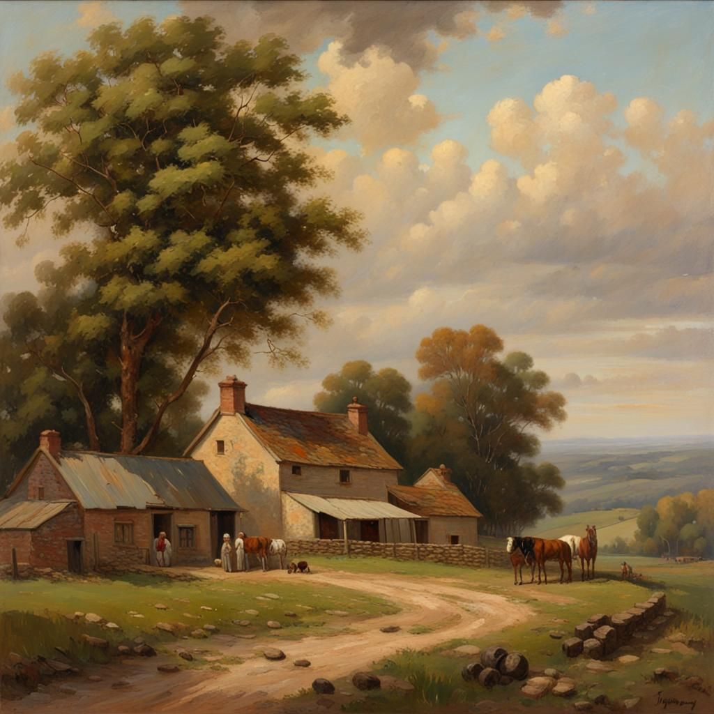  Family Farm in the 19th Century  by @WidgetMSD