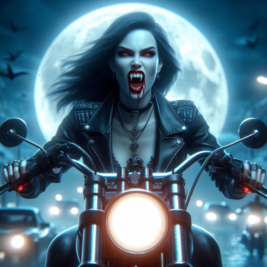 Vampire Biker