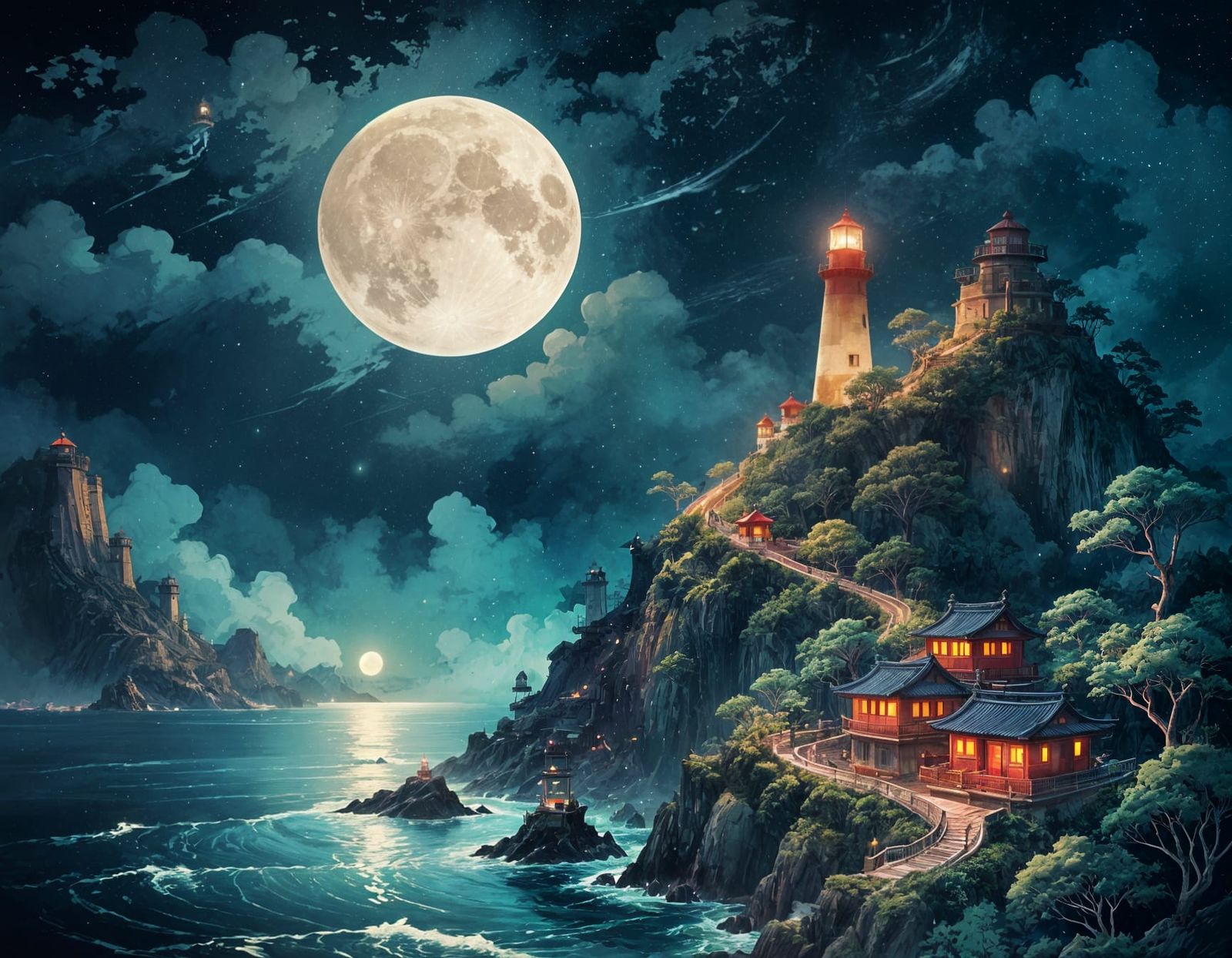 Lighthouse   by @1cheesepuff