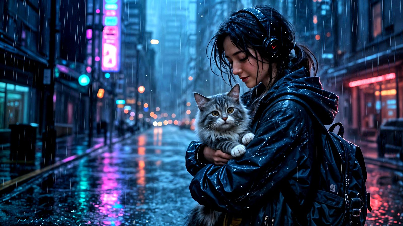 Let's Go Home, Urban Rain is Beautiful When You Have a Friend  by @Lina Poe