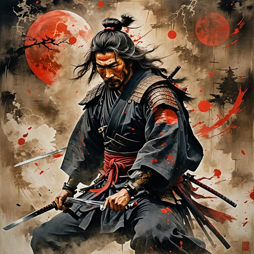 Miyamoto Musashi - AI Generated Artwork - NightCafe Creator