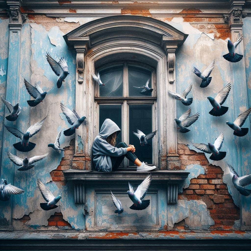 The Girl and the Sparrows