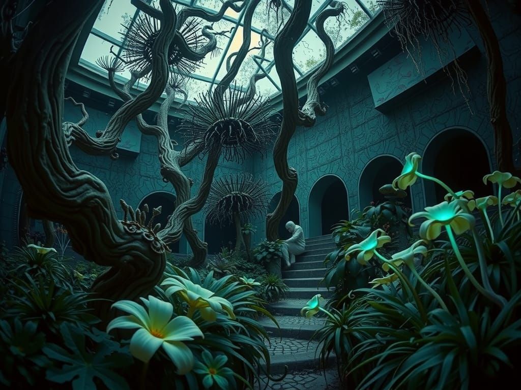 A creepy garden