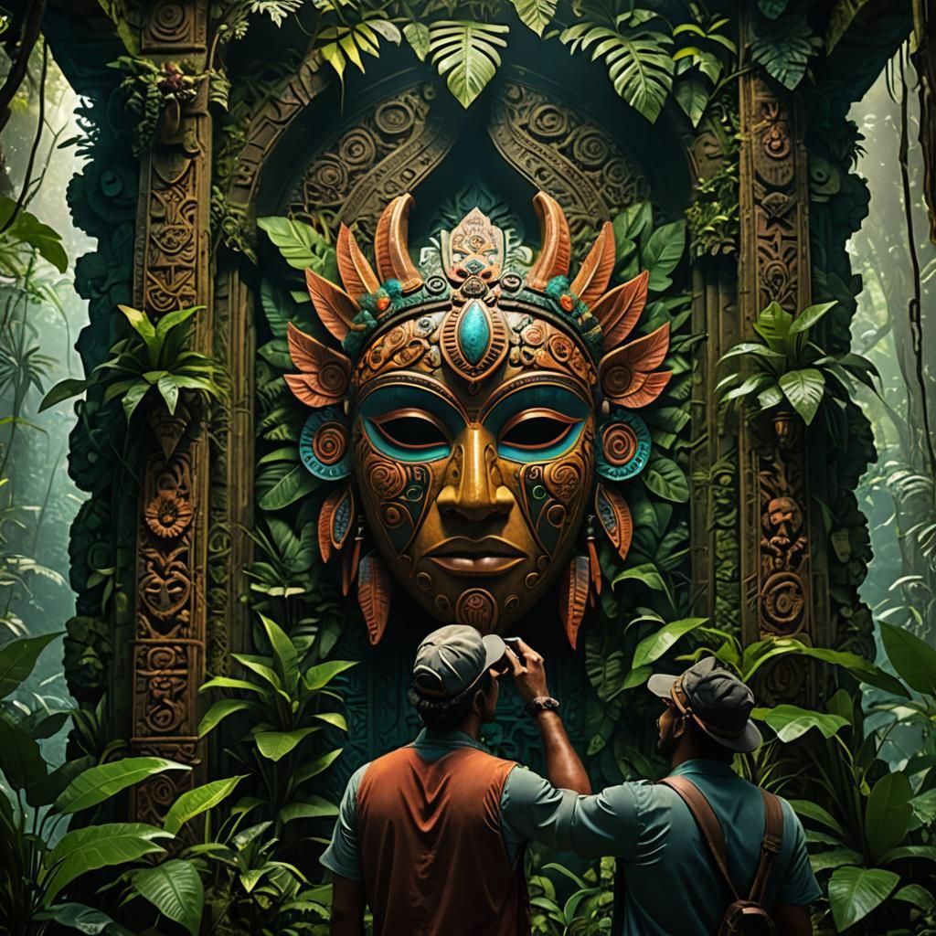 Jungle Mask  by @undefined