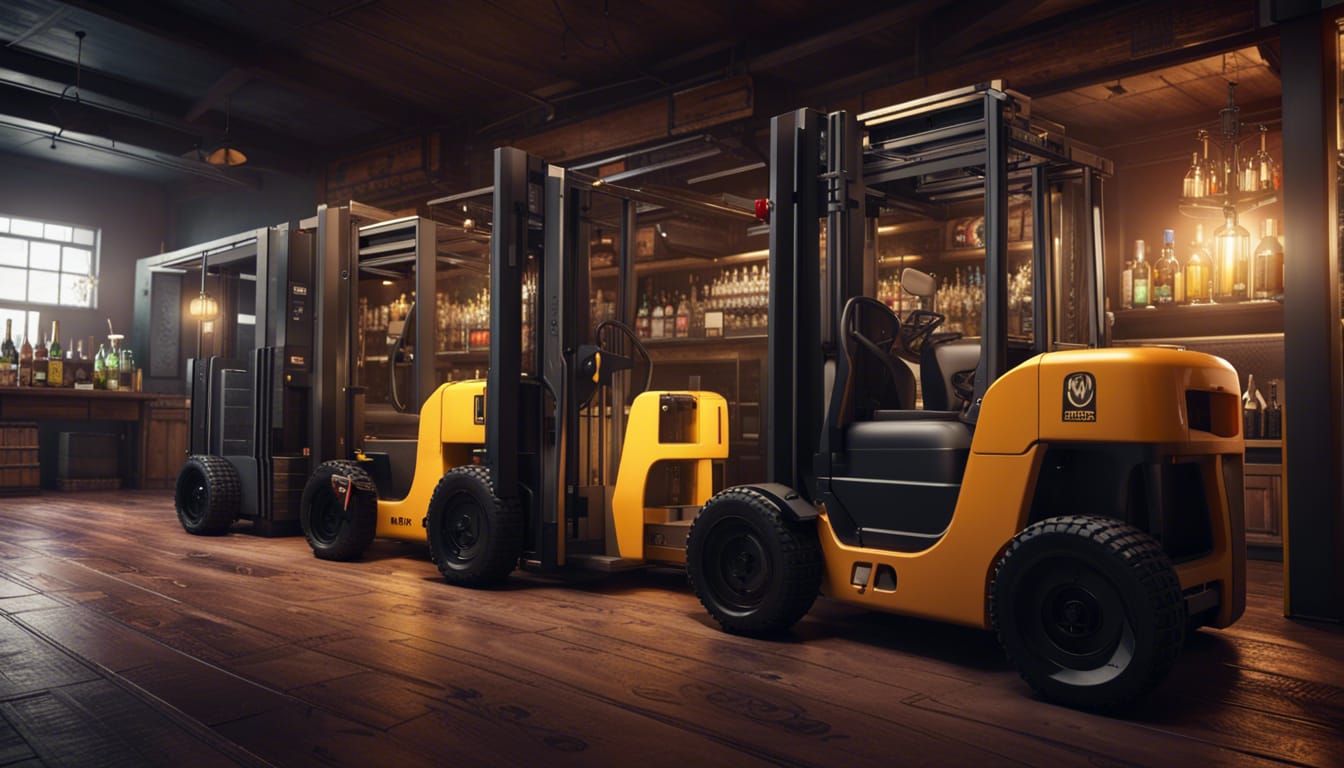 Lexica - Picture of a forklift truck: Futuristic, advanced design Seamless  integration of technologies Elegant, efficient form factor ...