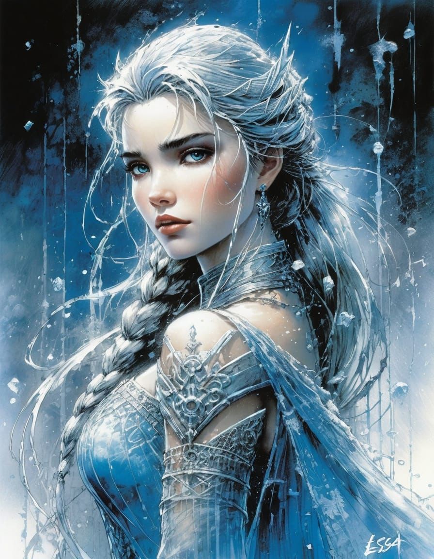 Elsa  by @Queen_Asha