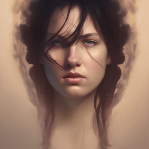 Foreboding Woman - AI Generated Artwork - NightCafe Creator