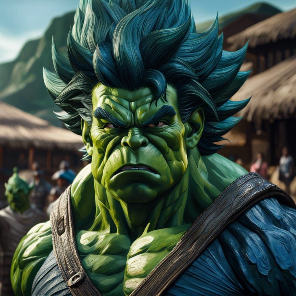 Goku x Hulk