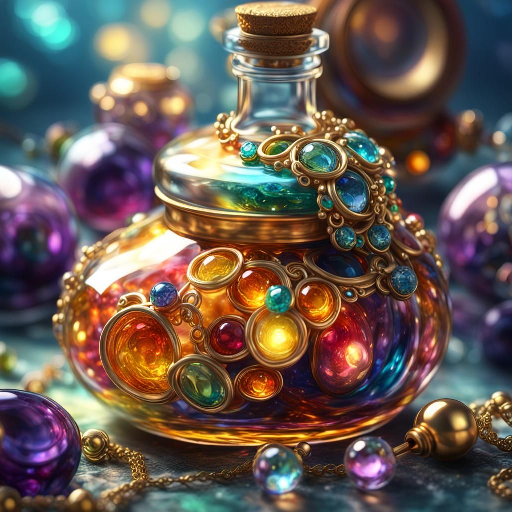 Pearls, By artist "anime", 3d anime art, inspired by WLOP, Artstation, #genshinimpact pixiv, extremely detailed, aesthetic, concept art, ult...