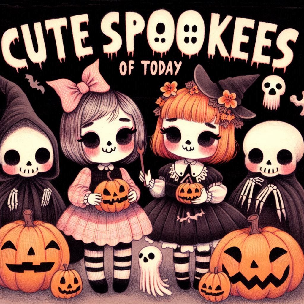 Cute Spookees of Today - Congrats on 2nd or 3rd Place in the Dark Spooktober Daily Challenge #17-20