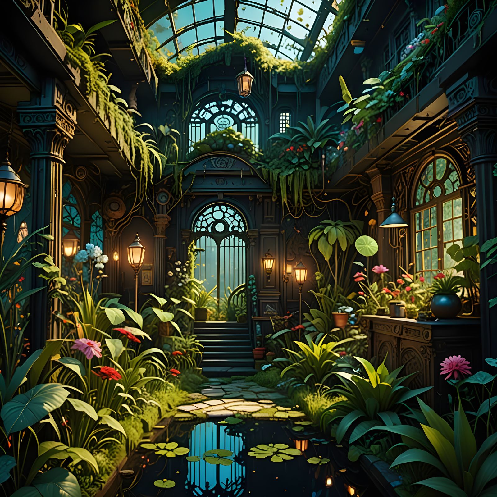 Enchanted Garden  by @EmoBunniBoi