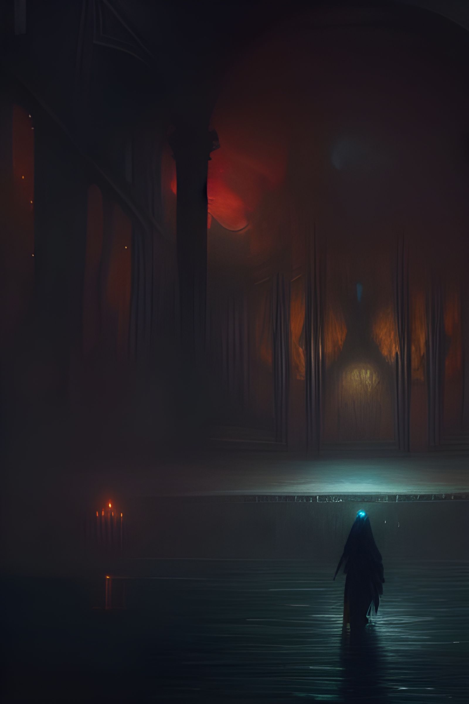 dark woman