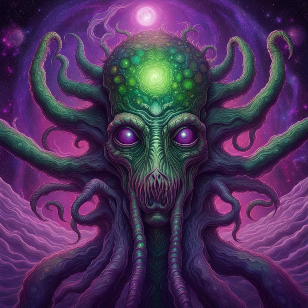 Alien God - AI Generated Artwork - NightCafe Creator