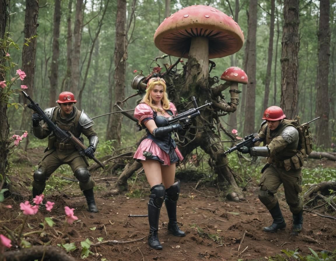 They fight against the devil with Princess Peach and his pow...