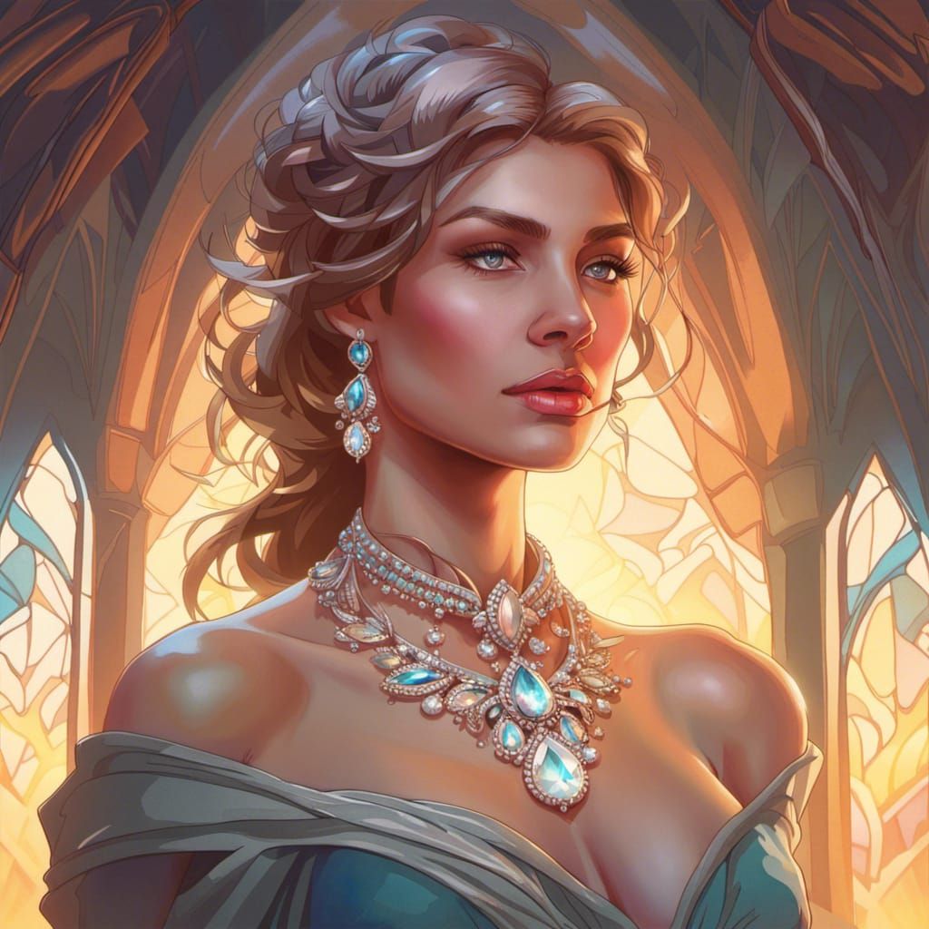 A beautiful woman