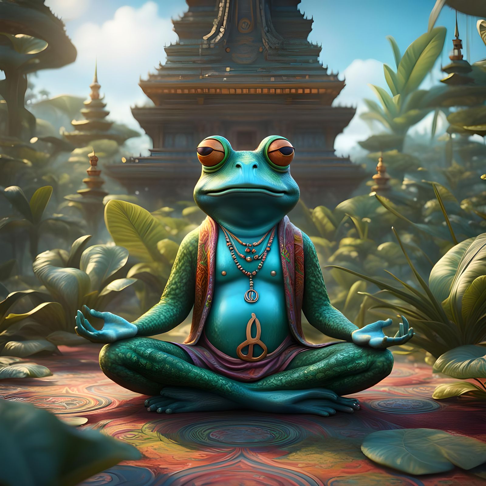 Hippie frog