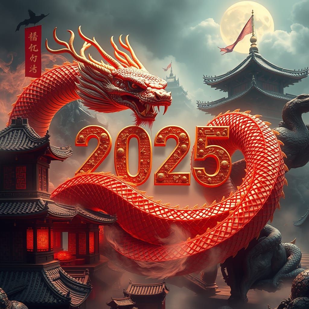 Year of the snake 2025 traditional Chinese culture and Chinese astrology  by @Aspen