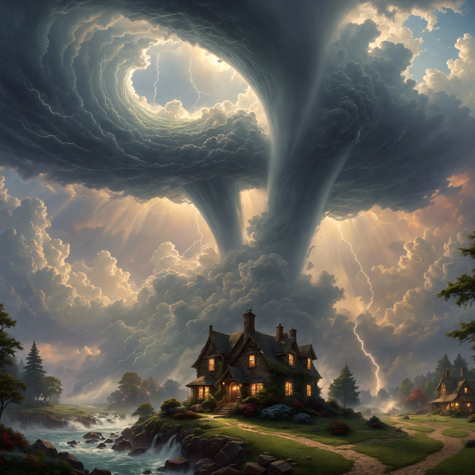 tornado - AI Generated Artwork - NightCafe Creator