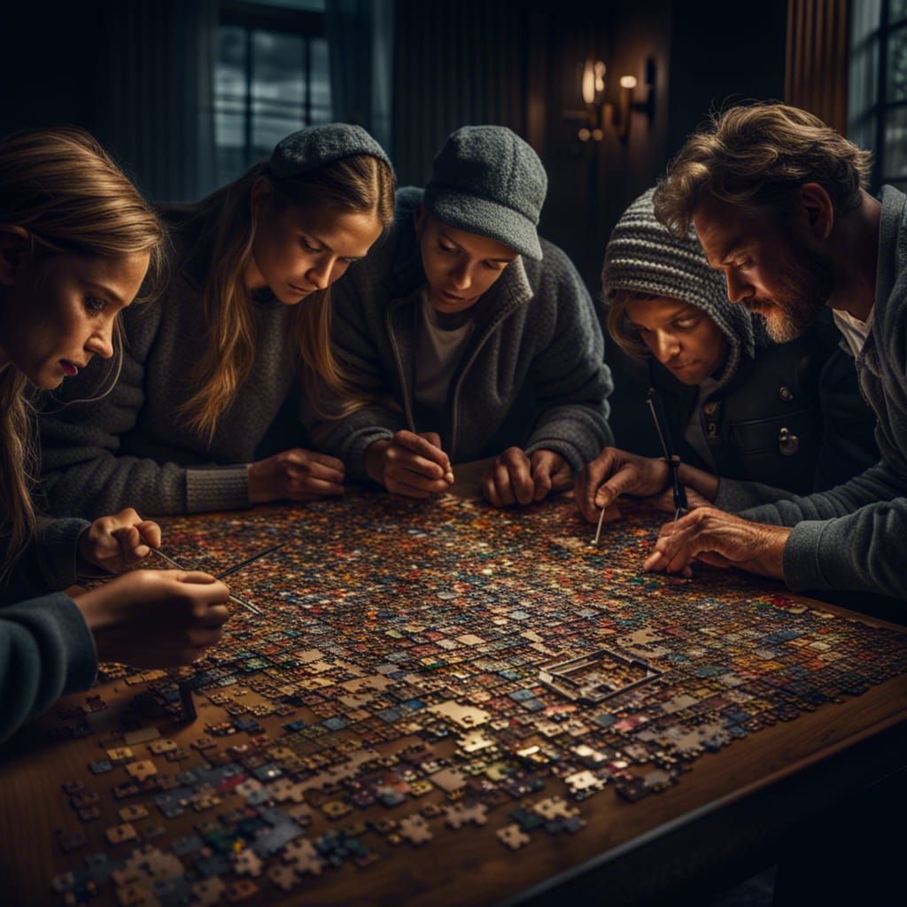 Solving The Puzzle  by @Shawn Michael Duffy