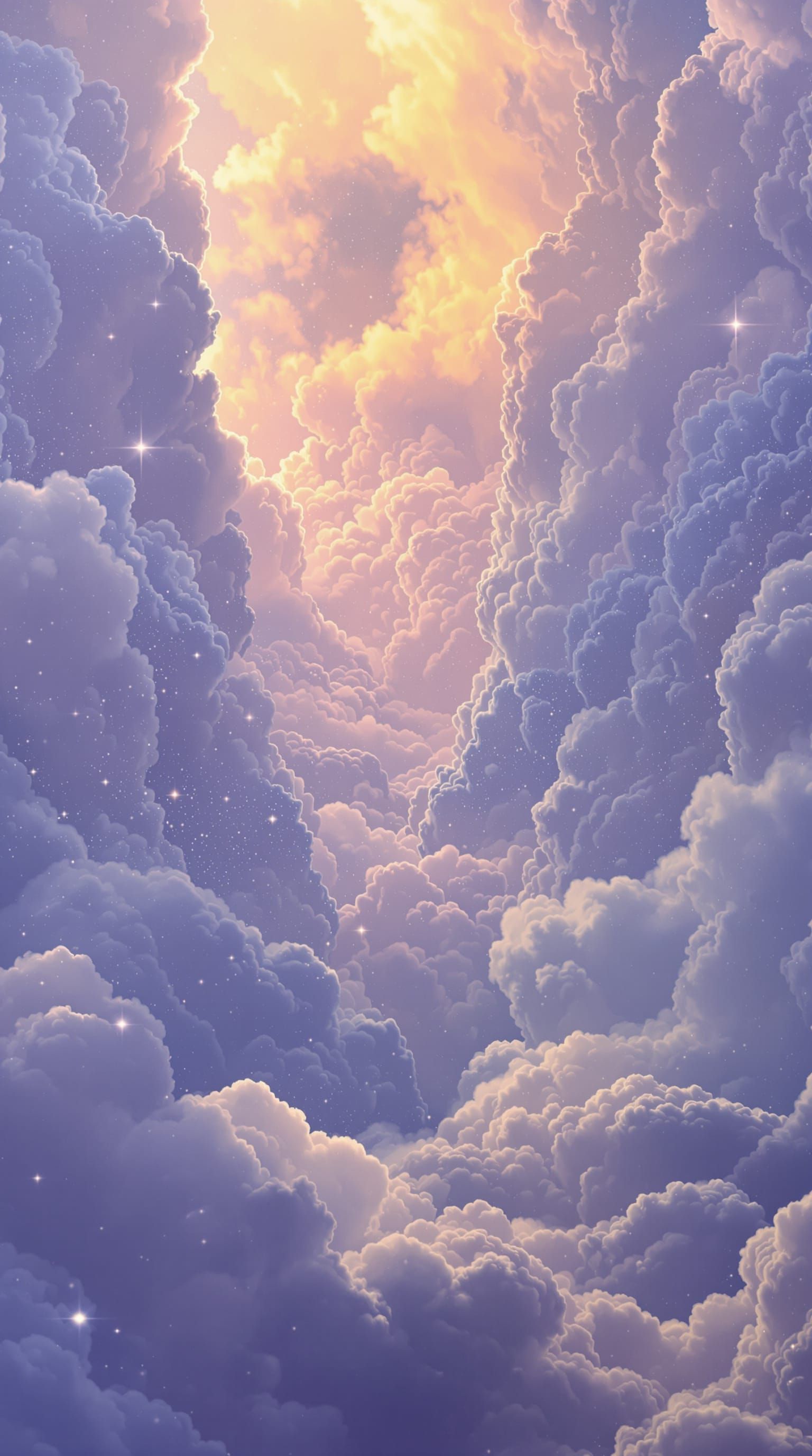 Gentle Man with Lamb in Sunflower Field