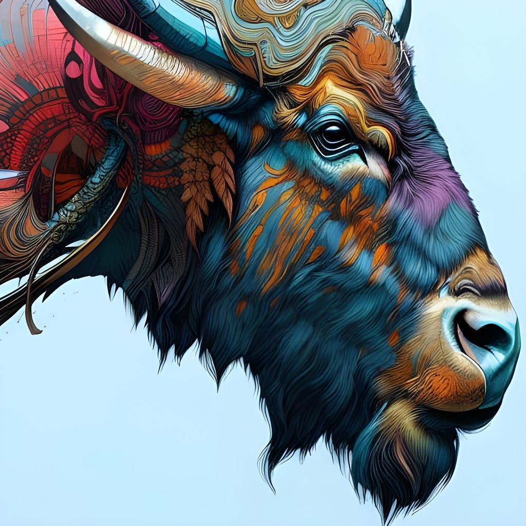 pastel buffalo  by @Ratso