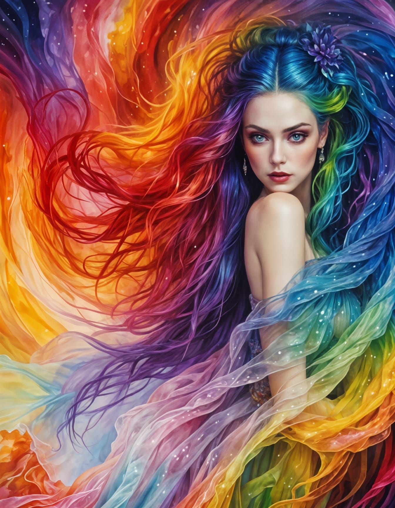 Made From Rainbows  by @Pisces Rising