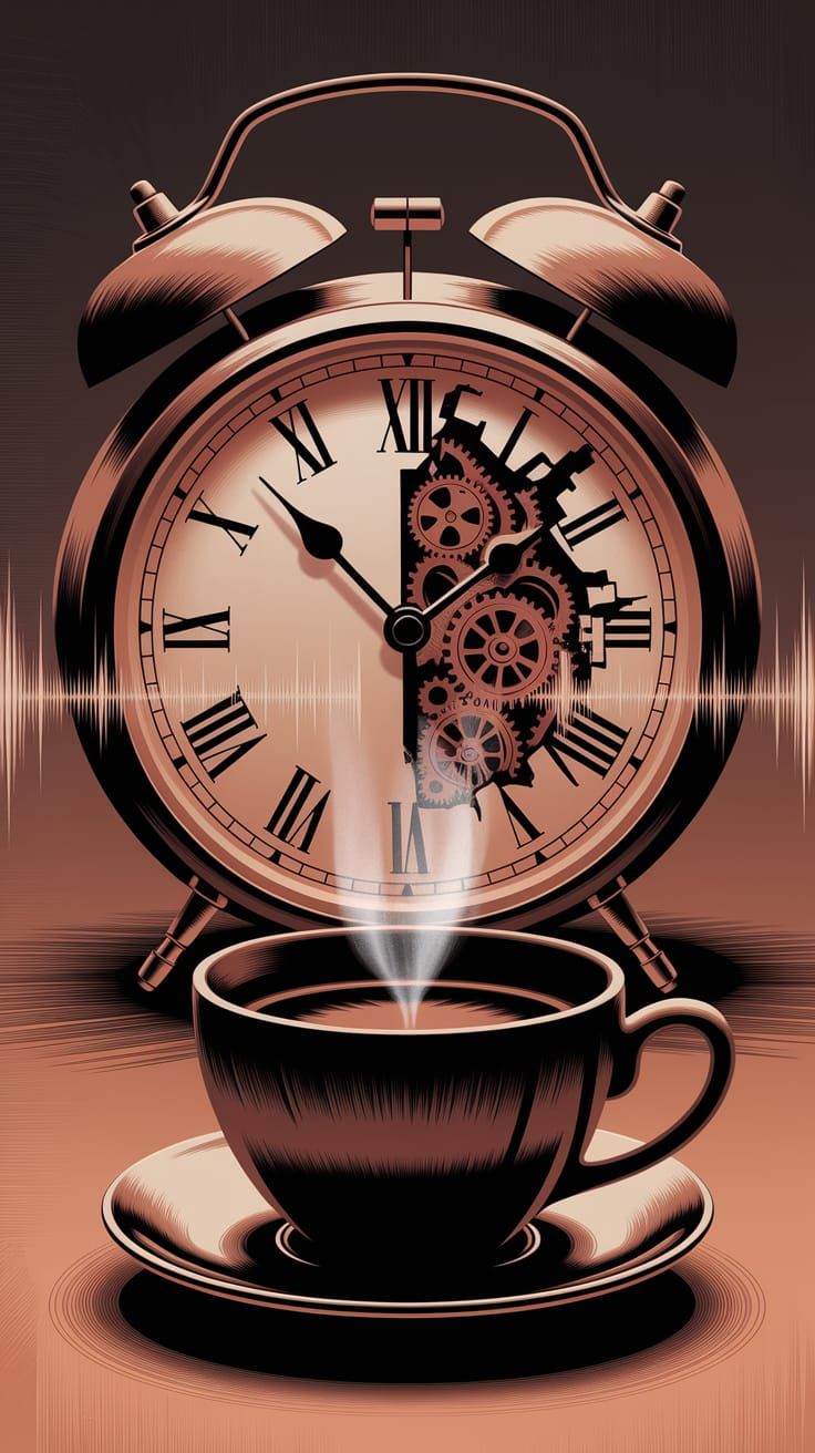The sound of coffee brewing is…