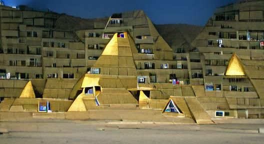 Pyramid apartments