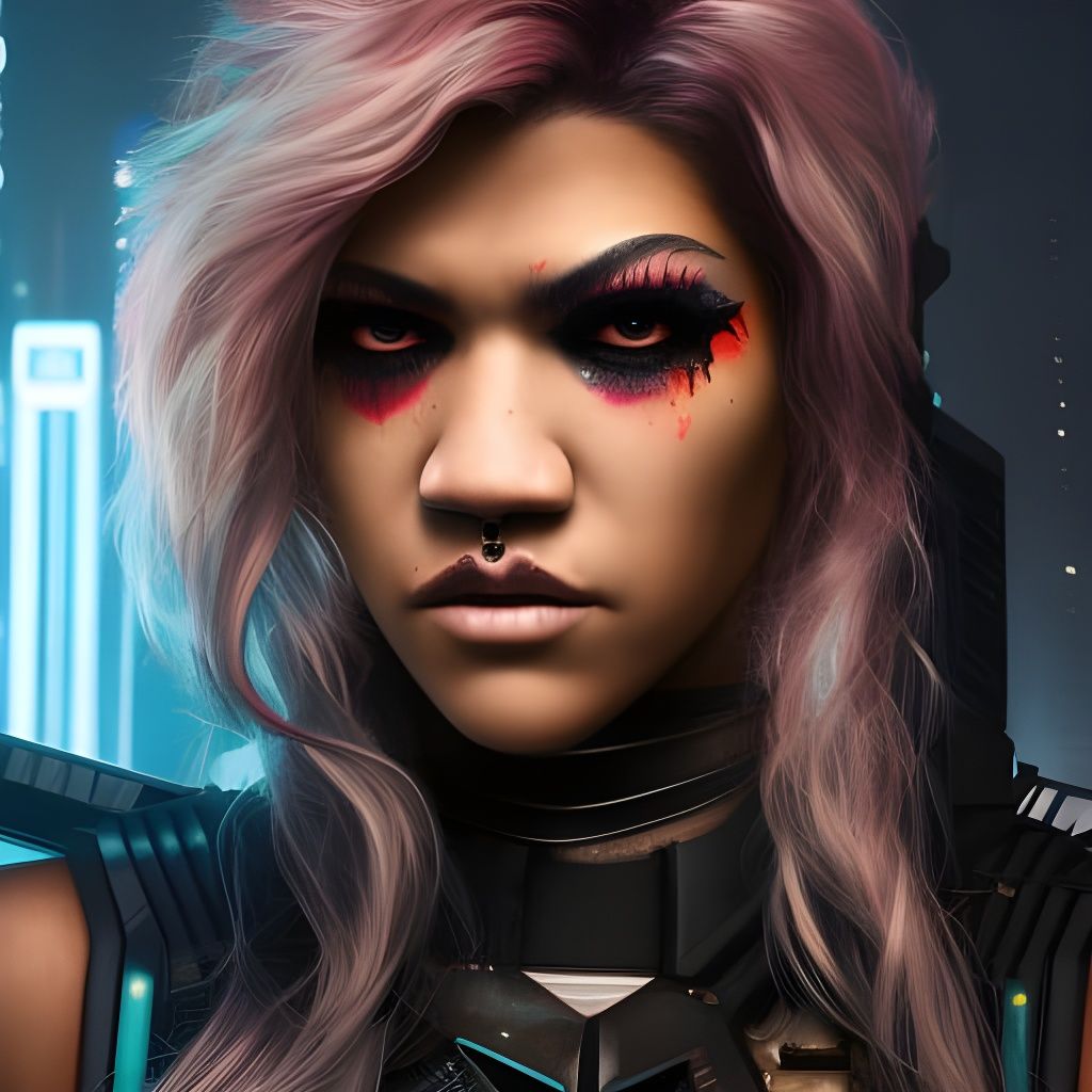 Cyberpunk Character - AI Generated Artwork - NightCafe Creator