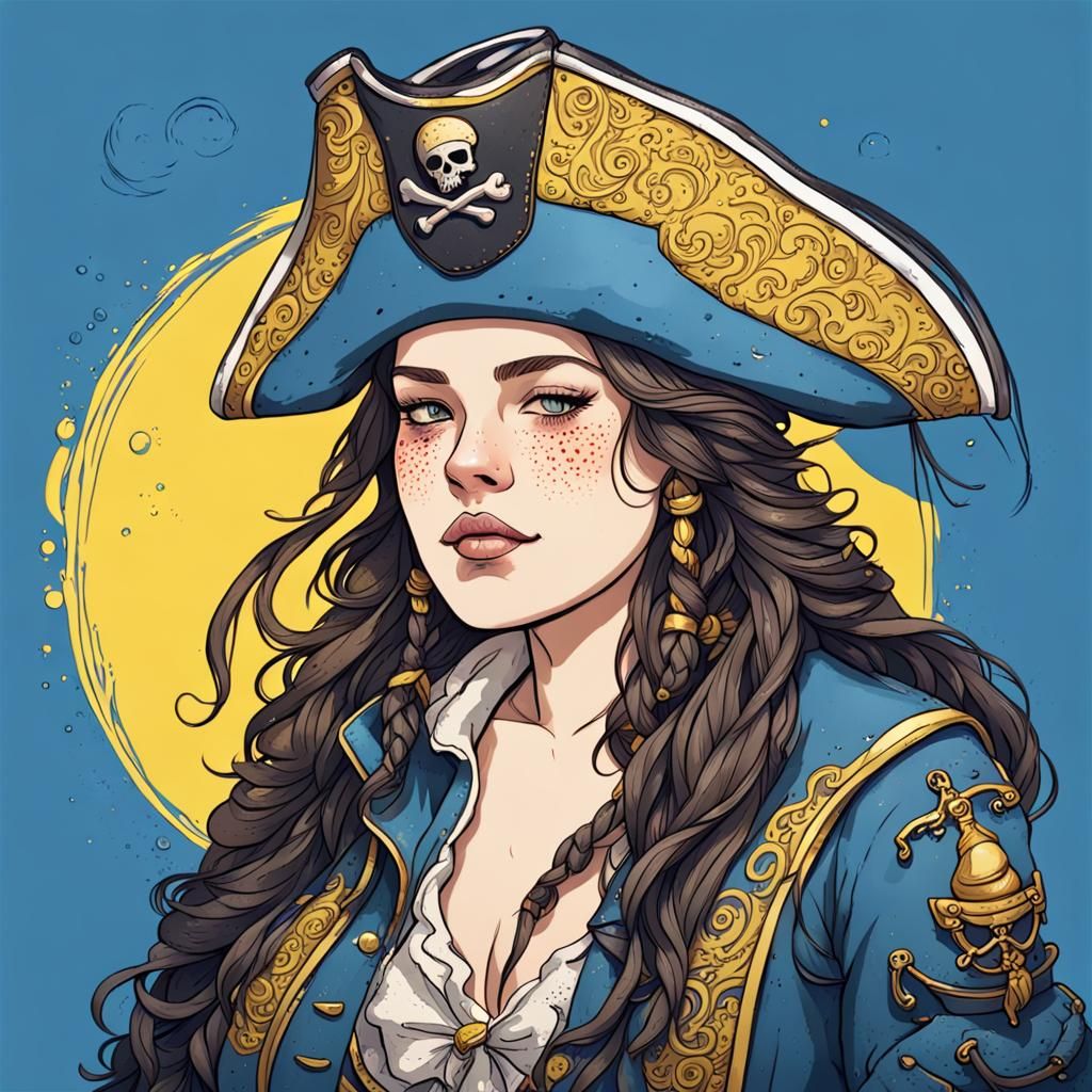 Pirate, Female - Ai Generated Artwork - Nightcafe Creator