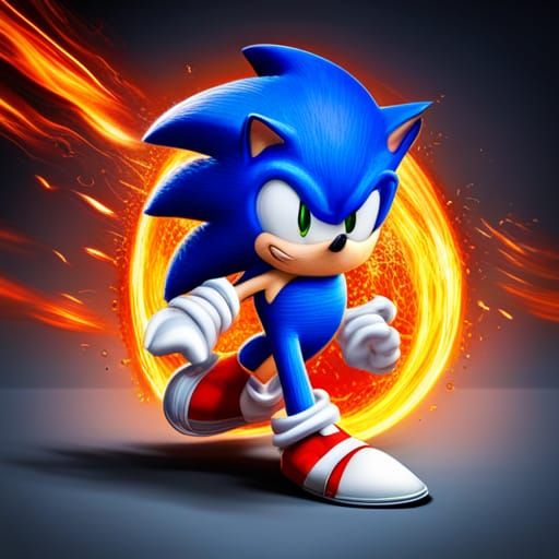 Mini Sonic - AI Generated Artwork - NightCafe Creator