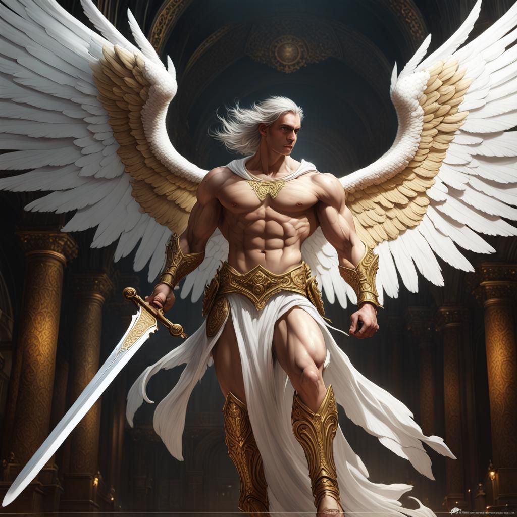 Angel Warrior II - AI Generated Artwork - NightCafe Creator